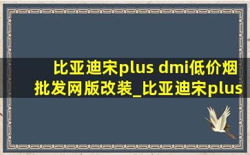 比亚迪宋plus dmi(低价烟批发网)版改装_比亚迪宋plusdm-i(低价烟批发网)版改装方案